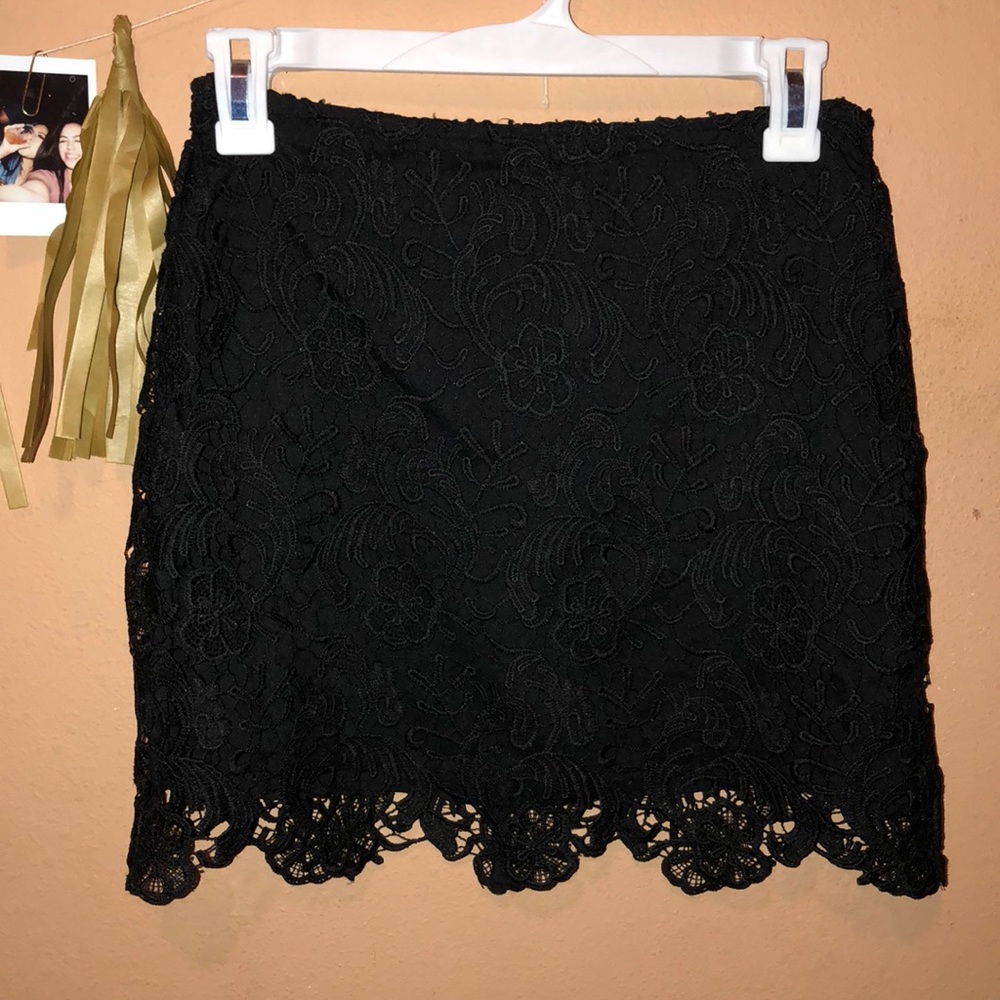 Blacks lace mini skirt in size 4
